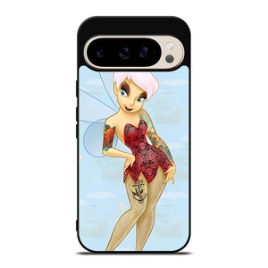 DISNEY TINKERBELL GOTHIC TATOOED CARTOON Google Pixel 9 Pro Case Cover DISNEY TINKERBELL GOTHIC TATOOED CARTOON Google Pixel 9 Pro Case Cover