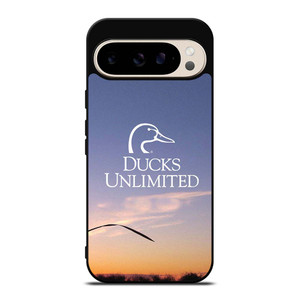 DUCKS UNLIMITED SUNSET LOGO Google Pixel 9 Pro Case Cover DUCKS UNLIMITED SUNSET LOGO Google Pixel 9 Pro Case Cover