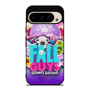 FALL GUYS ULTIMATE KNOCKOUT GAMES LOGO Google Pixel 9 Pro Case Cover FALL GUYS ULTIMATE KNOCKOUT GAMES LOGO Google Pixel 9 Pro Case Cover