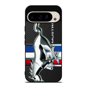 FORD MUSTANG METAL CARBON EMBLEM Google Pixel 9 Pro Case Cover