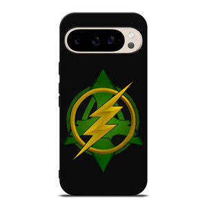 GREEN ARROW THE FLASH LOGO Google Pixel 9 Pro Case Cover GREEN ARROW THE FLASH LOGO Google Pixel 9 Pro Case Cover