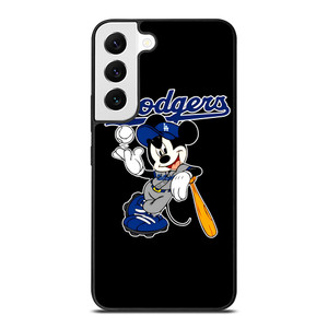LOS ANGELES DODGERS MICKEY MOUSE BLACK Samsung Galaxy S22 Case Cover LOS ANGELES DODGERS MICKEY MOUSE BLACK Samsung Galaxy S22 Case Cover