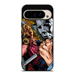 HALLOWEEN MICHAEL MYERS SCARY CARTOON Google Pixel 9 Pro Case Cover HALLOWEEN MICHAEL MYERS SCARY CARTOON Google Pixel 9 Pro Case Cover