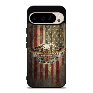 HARLEY DAVIDSON MOTORCYCLES USA WOOD LOGO Google Pixel 9 Pro Case Cover HARLEY DAVIDSON MOTORCYCLES USA WOOD LOGO Google Pixel 9 Pro Case Cover