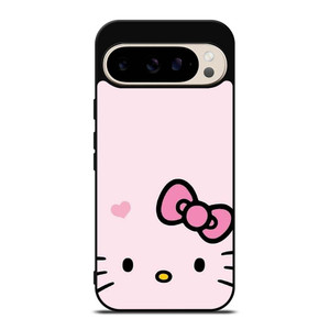 HELLO KITTY FLAT ART PINK Google Pixel 9 Pro Case Cover HELLO KITTY FLAT ART PINK Google Pixel 9 Pro Case Cover