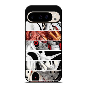 HORROR MOVIES CHARACTERS COLLAGE Google Pixel 9 Pro Case Cover HORROR MOVIES CHARACTERS COLLAGE Google Pixel 9 Pro Case Cover