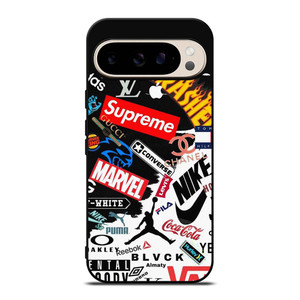 HYPE BEAST FASHION BRAND LOGO COLLAGE Google Pixel 9 Pro Case Cover HYPE BEAST FASHION BRAND LOGO COLLAGE Google Pixel 9 Pro Case Cover
