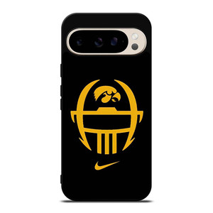 IOWA HAWKEYES FOOTBALL SYMBOL NIKE Google Pixel 9 Pro Case Cover IOWA HAWKEYES FOOTBALL SYMBOL NIKE Google Pixel 9 Pro Case Cover