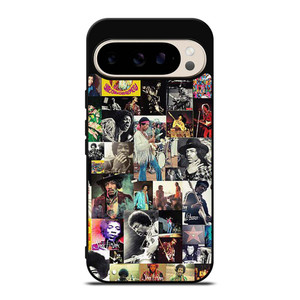 JIMI HENDRIX COLLAGE Google Pixel 9 Pro Case Cover JIMI HENDRIX COLLAGE Google Pixel 9 Pro Case Cover