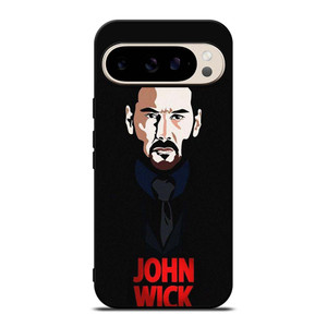 JOHN WICK KEANU REEVES CARTOON Google Pixel 9 Pro Case Cover JOHN WICK KEANU REEVES CARTOON Google Pixel 9 Pro Case Cover