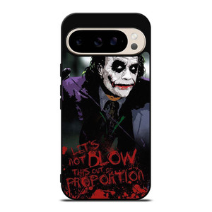 JOKER HEATH LEDGER QUOTES Google Pixel 9 Pro Case Cover JOKER HEATH LEDGER QUOTES Google Pixel 9 Pro Case Cover