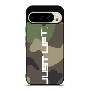 JUST LIFT FITNESS CAMO LOGO Google Pixel 9 Pro Case Cover JUST LIFT FITNESS CAMO LOGO Google Pixel 9 Pro Case Cover