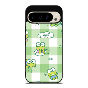 KEROPPI CARTOON TARTAN PATTERN Google Pixel 9 Pro Case Cover KEROPPI CARTOON TARTAN PATTERN Google Pixel 9 Pro Case Cover