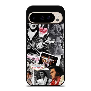 KING OF ROCK ELVIS PRESLEY COLLAGE Google Pixel 9 Pro Case Cover KING OF ROCK ELVIS PRESLEY COLLAGE Google Pixel 9 Pro Case Cover