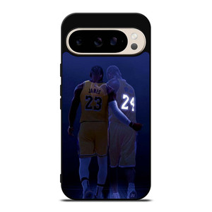 KOBE BRYANT LEBRON JAMES LA LAKERS Google Pixel 9 Pro Case Cover KOBE BRYANT LEBRON JAMES LA LAKERS Google Pixel 9 Pro Case Cover