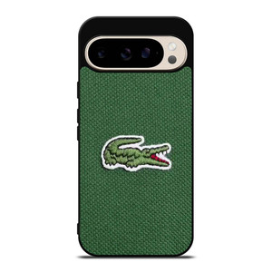 LACOSTE CROCODILE FABRIC LOGO Google Pixel 9 Pro Case Cover LACOSTE CROCODILE FABRIC LOGO Google Pixel 9 Pro Case Cover