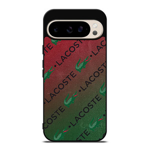 LACOSTE CROCODILE LOGO PATTERN Google Pixel 9 Pro Case Cover LACOSTE CROCODILE LOGO PATTERN Google Pixel 9 Pro Case Cover