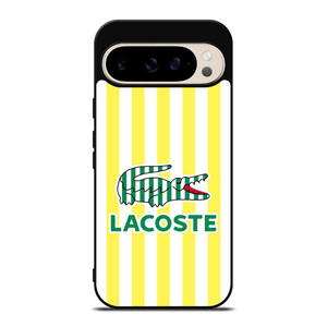 LACOSTE YELLOW STRIPE Google Pixel 9 Pro Case Cover LACOSTE YELLOW STRIPE Google Pixel 9 Pro Case Cover