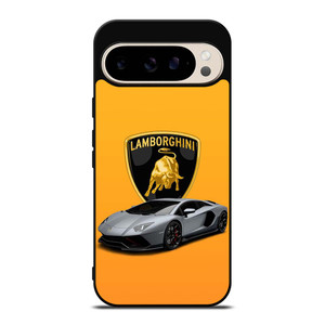 LAMBORGHINI ORANGE EMBLEM Google Pixel 9 Pro Case Cover LAMBORGHINI ORANGE EMBLEM Google Pixel 9 Pro Case Cover