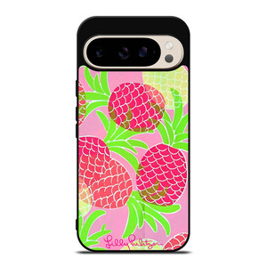 LILLY PULITZER PINK PINEAPPLE Google Pixel 9 Pro Case Cover LILLY PULITZER PINK PINEAPPLE Google Pixel 9 Pro Case Cover