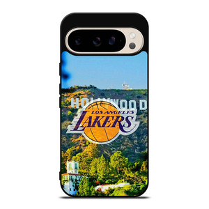 LOS ANGELES LAKERS HOLLYWOOD SIGN Google Pixel 9 Pro Case Cover LOS ANGELES LAKERS HOLLYWOOD SIGN Google Pixel 9 Pro Case Cover
