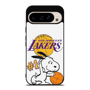 LOS ANGELES LAKERS SNOOPY BASKETBALL Google Pixel 9 Pro Case Cover LOS ANGELES LAKERS SNOOPY BASKETBALL Google Pixel 9 Pro Case Cover