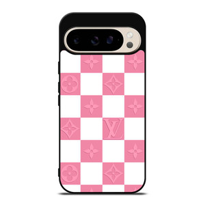 LV LOUIS VUITTON CHECKERED PINK Google Pixel 9 Pro Case Cover LV LOUIS VUITTON CHECKERED PINK Google Pixel 9 Pro Case Cover