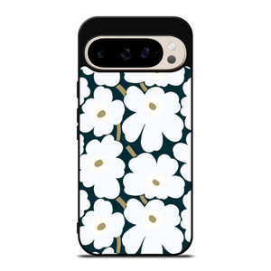 MARIMEKKO FLOWER WHITE Google Pixel 9 Pro Case Cover MARIMEKKO FLOWER WHITE Google Pixel 9 Pro Case Cover