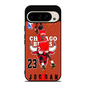 MICHAEL JORDAN BULLS SPALDING Google Pixel 9 Pro Case Cover MICHAEL JORDAN BULLS SPALDING Google Pixel 9 Pro Case Cover