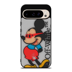 MICKEY MOUSE OFF WHITE ART Google Pixel 9 Pro Case Cover MICKEY MOUSE OFF WHITE ART Google Pixel 9 Pro Case Cover