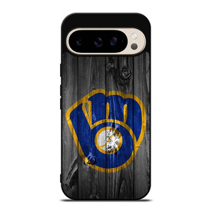 MILWAUKEE BREWERS BASEBALL WOOD LOGO Google Pixel 9 Pro Case Cover MILWAUKEE BREWERS BASEBALL WOOD LOGO Google Pixel 9 Pro Case Cover
