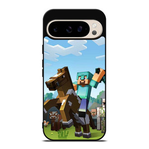 MINECRAFT KNIGHT AND HORSE Google Pixel 9 Pro Case Cover MINECRAFT KNIGHT AND HORSE Google Pixel 9 Pro Case Cover