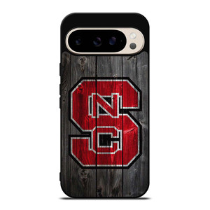 NC STATE WOLFPACK FOOTBALL WOOD LOGO Google Pixel 9 Pro Case Cover NC STATE WOLFPACK FOOTBALL WOOD LOGO Google Pixel 9 Pro Case Cover