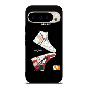 NIKE AIR JUMPMAN OFF WHITE SNEAKERS Google Pixel 9 Pro Case Cover NIKE AIR JUMPMAN OFF WHITE SNEAKERS Google Pixel 9 Pro Case Cover