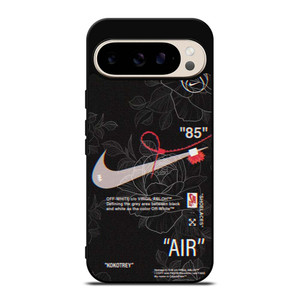 NIKE OFF WHITE FLORAL LOGO Google Pixel 9 Pro Case Cover NIKE OFF WHITE FLORAL LOGO Google Pixel 9 Pro Case Cover