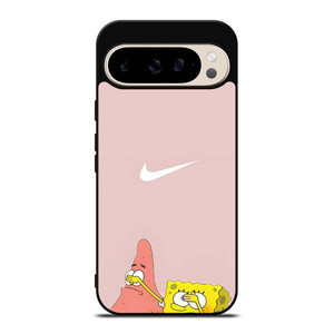 NIKE PATRICK AND SPONGEBOB PINK Google Pixel 9 Pro Case Cover NIKE PATRICK AND SPONGEBOB PINK Google Pixel 9 Pro Case Cover