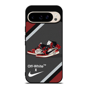 NIKE SWOOSH AIR JORDAN HIGH OFF WHITE Google Pixel 9 Pro Case Cover NIKE SWOOSH AIR JORDAN HIGH OFF WHITE Google Pixel 9 Pro Case Cover