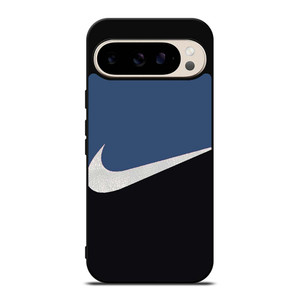 NIKE SWOOSH BLUE BLACK Google Pixel 9 Pro Case Cover NIKE SWOOSH BLUE BLACK Google Pixel 9 Pro Case Cover