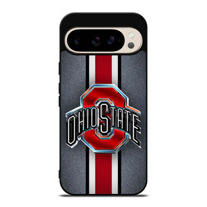 OHIO STATE BUCKEYES METAL LOGO Google Pixel 9 Pro Case Cover OHIO STATE BUCKEYES METAL LOGO Google Pixel 9 Pro Case Cover