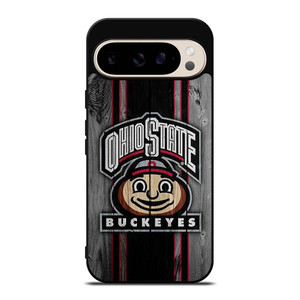 OHIO STATE BUCKEYES WOOD ICON Google Pixel 9 Pro Case Cover OHIO STATE BUCKEYES WOOD ICON Google Pixel 9 Pro Case Cover