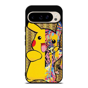 PIKACHU POKEMON ABSTRACT ART Google Pixel 9 Pro Case Cover PIKACHU POKEMON ABSTRACT ART Google Pixel 9 Pro Case Cover
