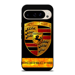 PORSCHE GOLD EMBLEM Google Pixel 9 Pro Case Cover PORSCHE GOLD EMBLEM Google Pixel 9 Pro Case Cover