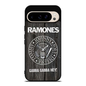 RAMONES BAND WOOD BADGE Google Pixel 9 Pro Case Cover RAMONES BAND WOOD BADGE Google Pixel 9 Pro Case Cover