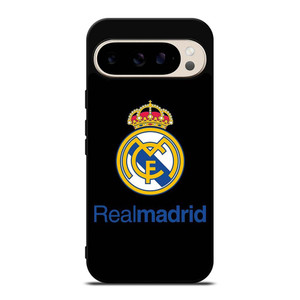 REAL MADRID FOOTBALL BLACK LOGO Google Pixel 9 Pro Case Cover REAL MADRID FOOTBALL BLACK LOGO Google Pixel 9 Pro Case Cover