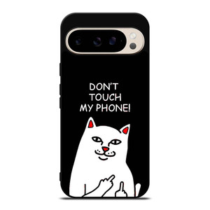 RIPNDIP CAT DONT TOUCH MY PHONE Google Pixel 9 Pro Case Cover RIPNDIP CAT DONT TOUCH MY PHONE Google Pixel 9 Pro Case Cover