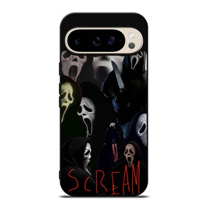 SCREAM GHOST COLLAGE Google Pixel 9 Pro Case Cover SCREAM GHOST COLLAGE Google Pixel 9 Pro Case Cover