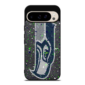 SEATTLE SEAHAWKS SPLASHED LOGO Google Pixel 9 Pro Case Cover