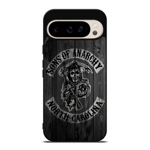 SONS OF ANARCHY NORTH CAROLINA WOOD LOGO Google Pixel 9 Pro Case Cover SONS OF ANARCHY NORTH CAROLINA WOOD LOGO Google Pixel 9 Pro Case Cover