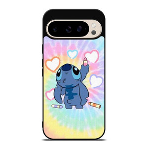 STITCH CARTOON TIE DYE PATTERN Google Pixel 9 Pro Case Cover STITCH CARTOON TIE DYE PATTERN Google Pixel 9 Pro Case Cover