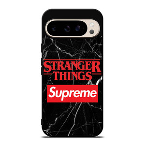 STRANGER THINGS X SUPREME LOGO Google Pixel 9 Pro Case Cover STRANGER THINGS X SUPREME LOGO Google Pixel 9 Pro Case Cover